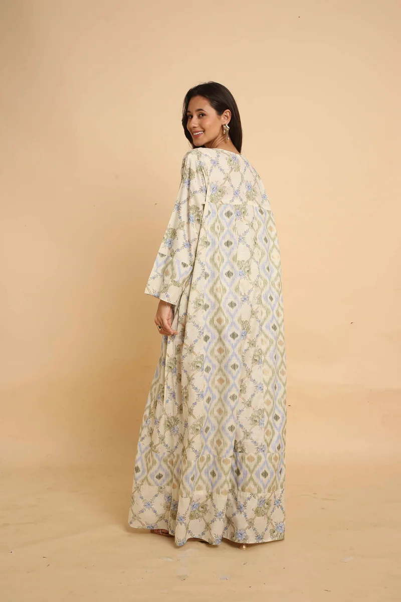 HANA & SARA Womens Modern Arabic Jalabiya Featuring Premium Soft Fabric